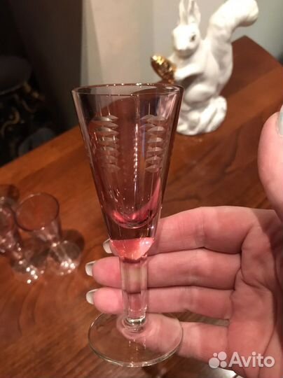 Рюмки цветное стекло времен СССР