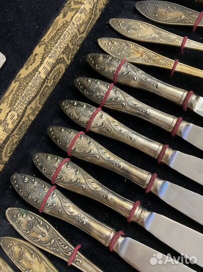 Набор столовых приборов мельхиор олимпиада СССР