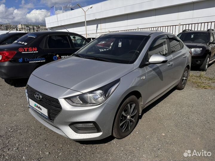 Hyundai Solaris 1.4 МТ, 2018, 130 000 км