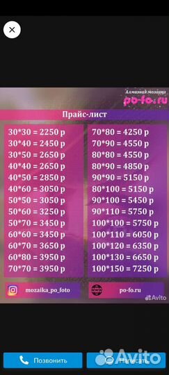 Алмазная мозайка по фото