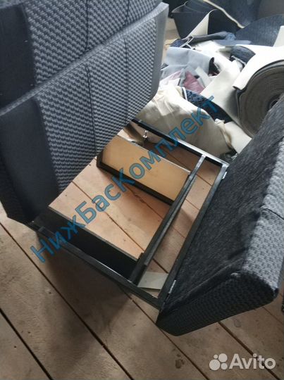 Диван спальник раскладной в Газель Бизнес, Некст