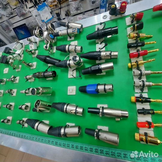 Распайка XLR, jack 6.3, RCA