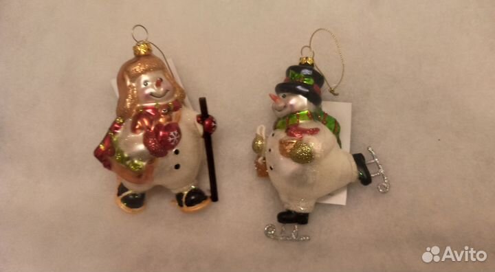Новая елочная игрушка. Снеговик