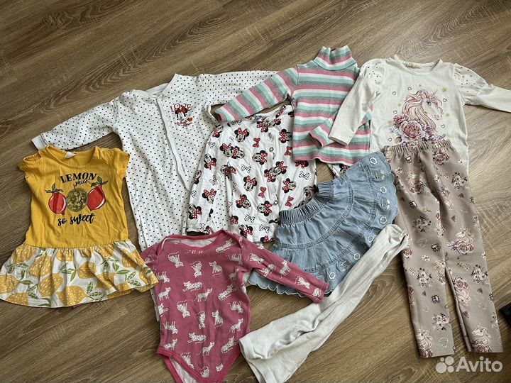 Пакет вещей на девочку 92 98 104
