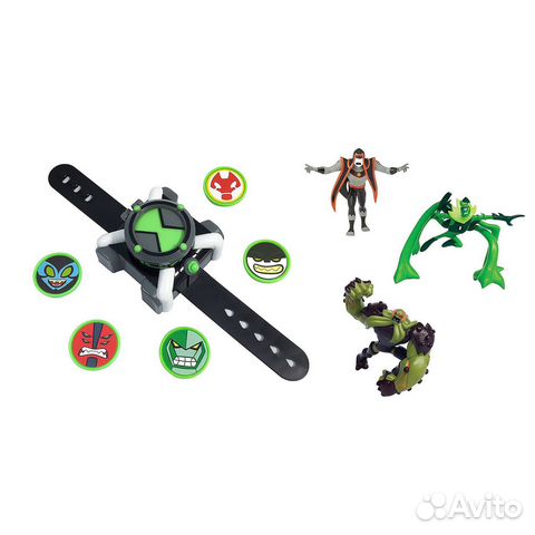 Ben 10 Игровой набор (часы Омнитрикс дискомет + 3