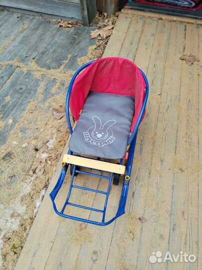 Детские санки с колесами