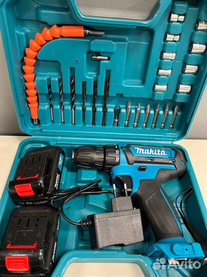 Шуруповерт makita 14v с набором