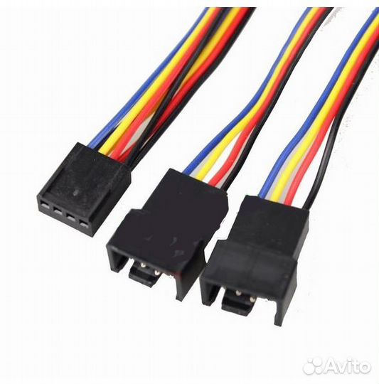 Разветвитель системы охлаждения 4/3 pin PWM