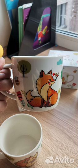 Набор фарфоровых кружек Elan Galery