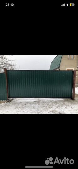 Автоматические откатные ворота