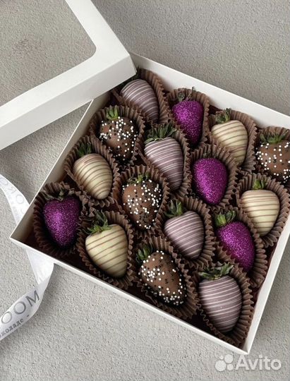 Клубника в шоколаде набор подарок