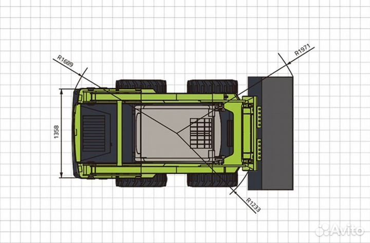 Мини-погрузчик Zoomlion ZS080V, 2022