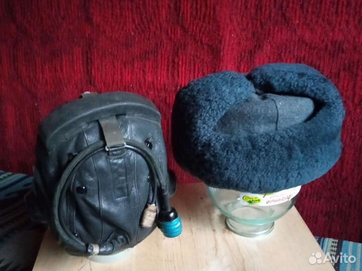 Шапка-ушанка,58р.и шлемофон