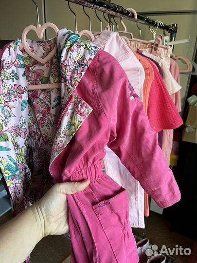Вещи пакетом на девочку 110-116-122