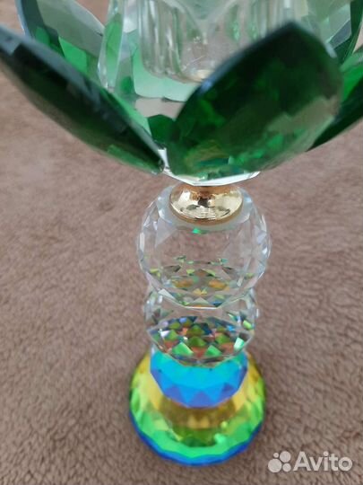 Подсвечник из хрусталя,новый