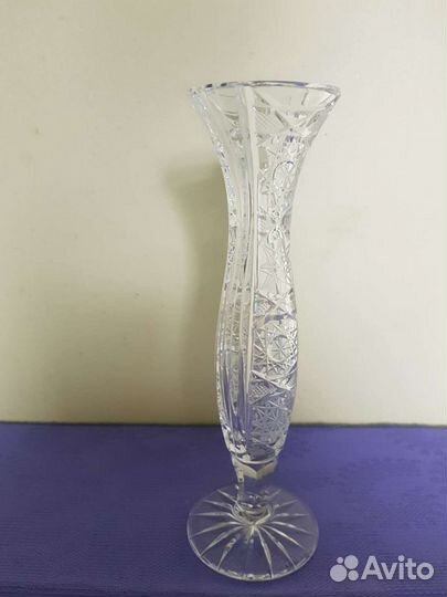 Ваза, пепельница. Хрусталь. Чехословакия. Винтаж