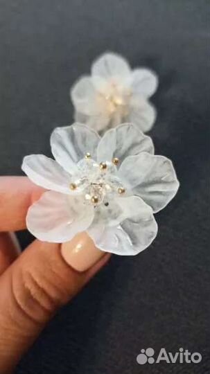 Комплект,серьги и брошь