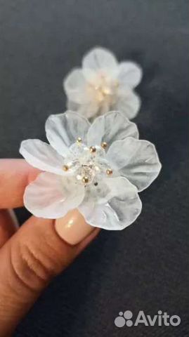 Комплект,серьги и брошь