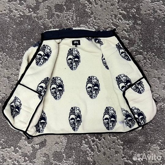 Куртка Sherpa Stussy Mask Jacquard Флисовая куртка
