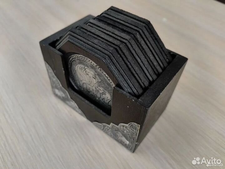 Подставки под чашки/стаканы. Разные. 6 комплектов