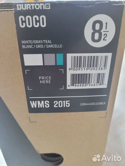 Ботинки для сноуборда burton