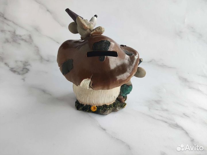 Копилка гриб домик с мышками