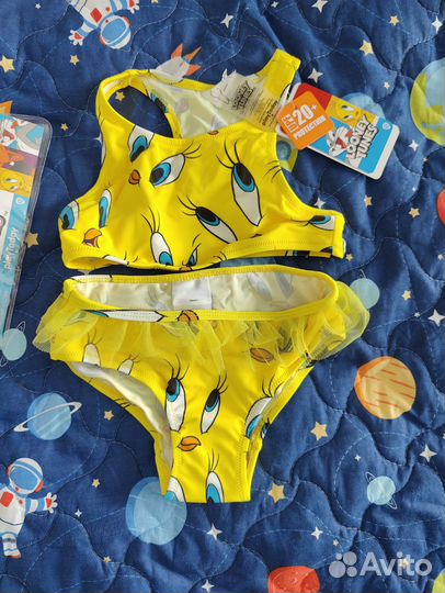 Купальник для девочки 110 новый Play today
