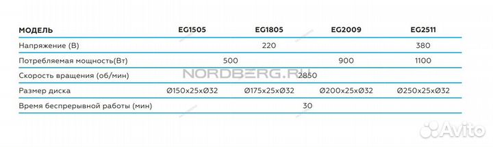 Точильный шлифовальный станок наждак EG2009