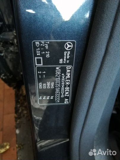 Разбор на запчасти Mercedes E W210