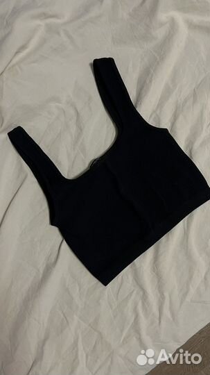 Топ в рубчик zara