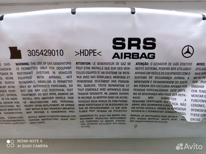 Airbag руля mercedes