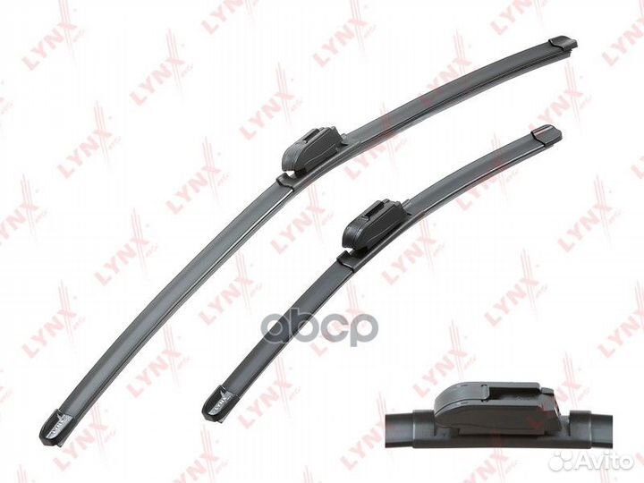 Комплект бескаркасных щеток стеклоочистителя 65