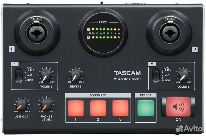 USB аудиоинтерфейс Tascam US-42B