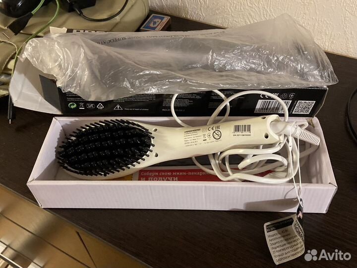 Выпрямитель для волос redmond новый