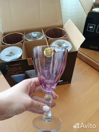 Бокалы цветные Lenardi