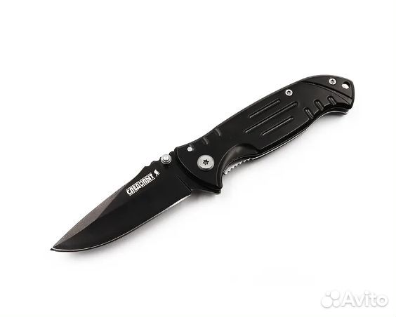 Нож туристический следопыт с зажимом