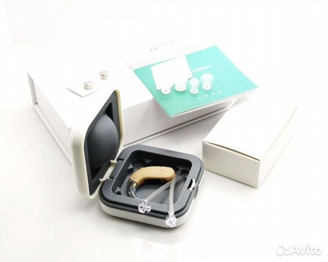 Слуховой аппарат цифровой Axon D-322 заушный акб