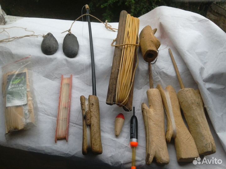 Удочки летние из бамбука и зимние пенопласт б/у