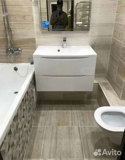 Плиточник. Ремонт ванной комнаты