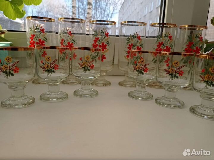 Стаканы и рюмки(набор)