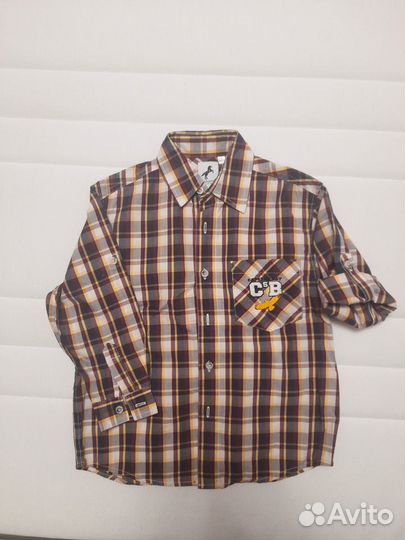 Рубашки для мальчика Mothercare, US Polo и др