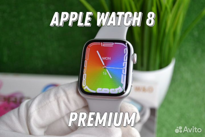Apple watch 8 серого цвета