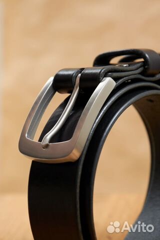 Мужской кожаный ремень ручной работы