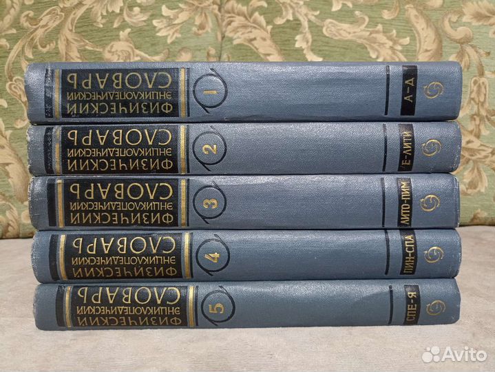 Физический энциклопедический словарь (в 5 томах)