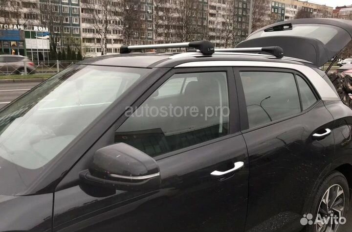 Багажник на рейлинги для Хендай Крета
