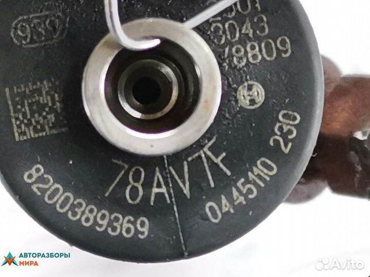 Форсунка Renault Megane 2 рест. 2007 8200389369