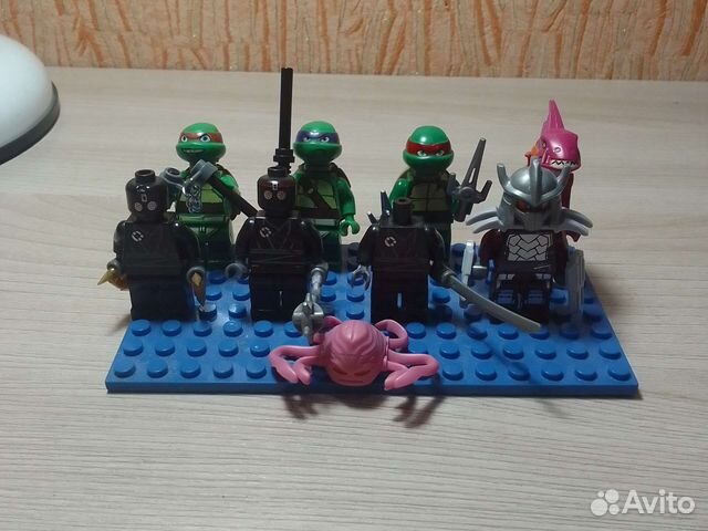 Lego минифигурки Черепашки ниндзя