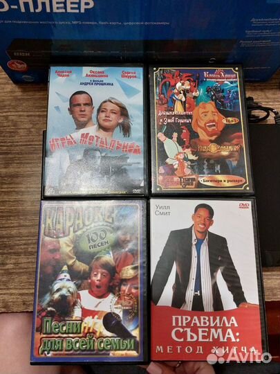 Dvd плеер BBK с караоке + диски