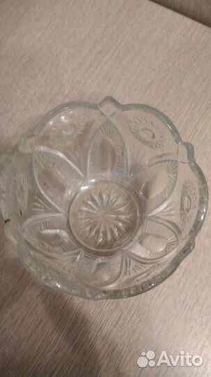 Салатница хрустальная СССР