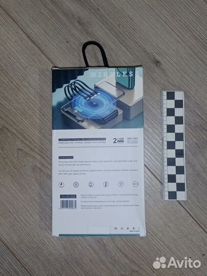 Пауэрбанк-черный Wireless Fast Charging-30